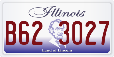 IL license plate B623027