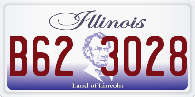 IL license plate B623028