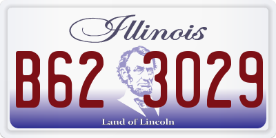 IL license plate B623029