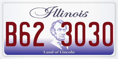 IL license plate B623030