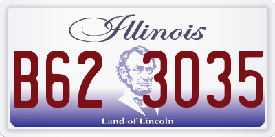IL license plate B623035