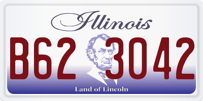 IL license plate B623042