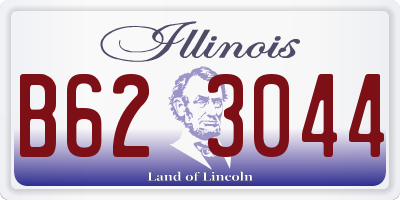 IL license plate B623044