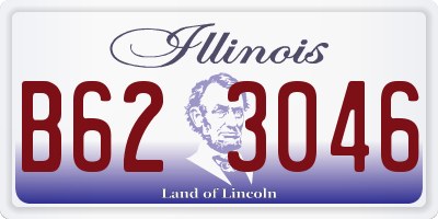 IL license plate B623046