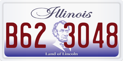 IL license plate B623048