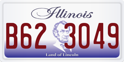 IL license plate B623049