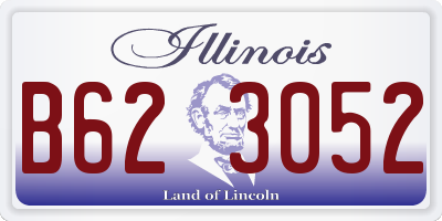 IL license plate B623052