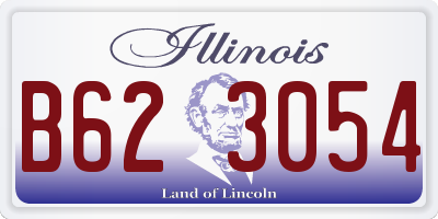 IL license plate B623054