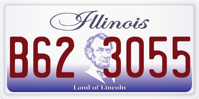 IL license plate B623055