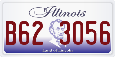 IL license plate B623056