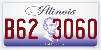 IL license plate B623060