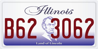IL license plate B623062
