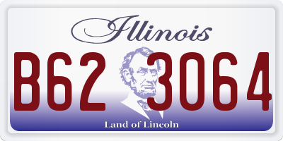 IL license plate B623064