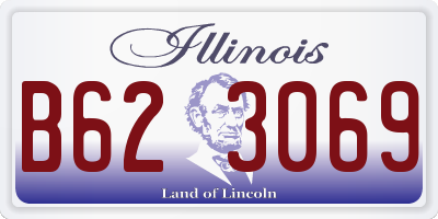 IL license plate B623069