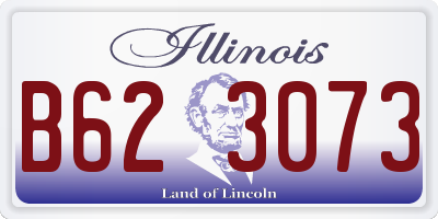IL license plate B623073