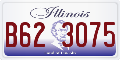 IL license plate B623075