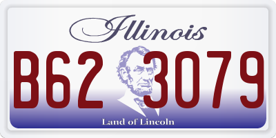 IL license plate B623079
