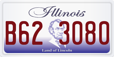 IL license plate B623080