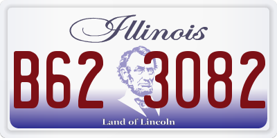 IL license plate B623082