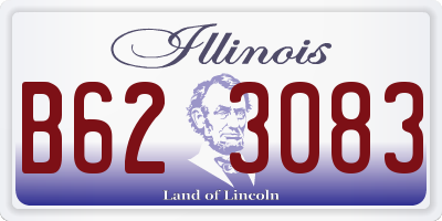 IL license plate B623083