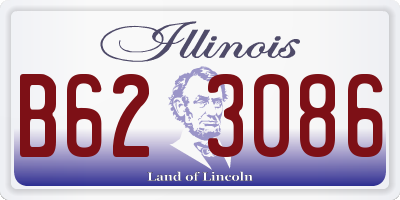 IL license plate B623086