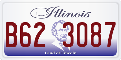 IL license plate B623087