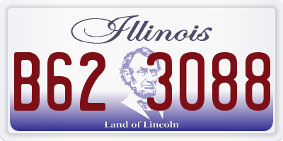 IL license plate B623088