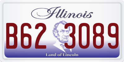 IL license plate B623089