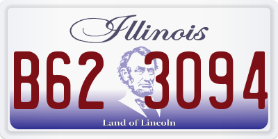 IL license plate B623094