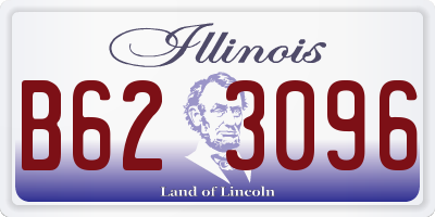 IL license plate B623096