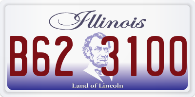 IL license plate B623100