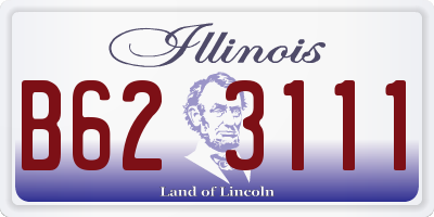 IL license plate B623111