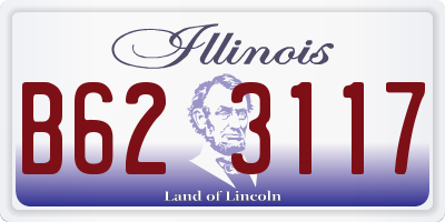 IL license plate B623117