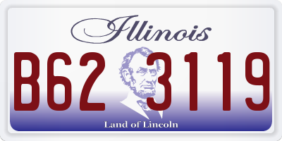 IL license plate B623119