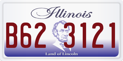 IL license plate B623121