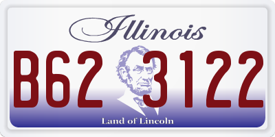 IL license plate B623122