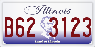 IL license plate B623123