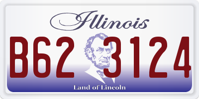 IL license plate B623124
