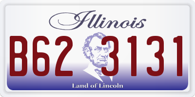 IL license plate B623131