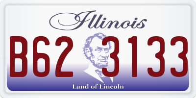IL license plate B623133