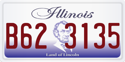 IL license plate B623135