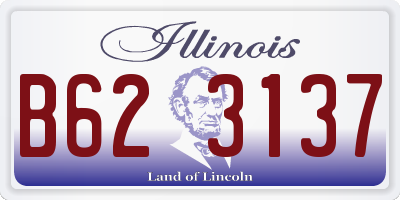 IL license plate B623137