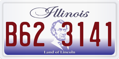 IL license plate B623141