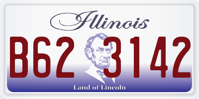 IL license plate B623142