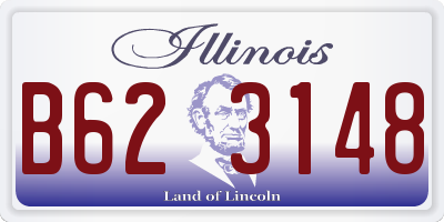 IL license plate B623148