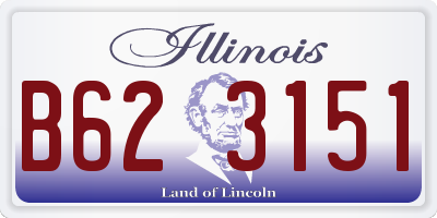 IL license plate B623151