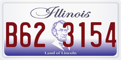 IL license plate B623154