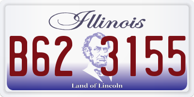 IL license plate B623155