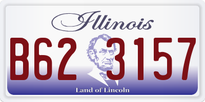 IL license plate B623157