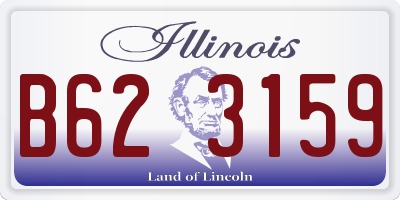 IL license plate B623159